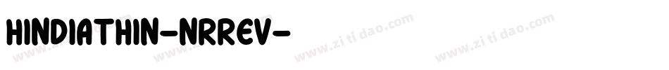 HindiaThin-nRrEV字体转换