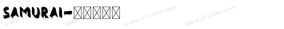 samurai字体转换