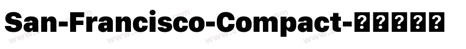 San-Francisco-Compact字体转换