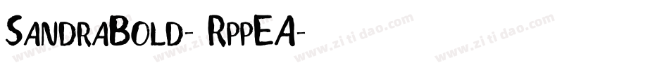 SandraBold-RppEA字体转换
