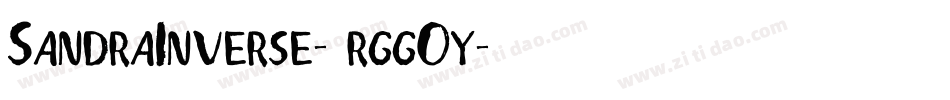 SandraInverse-rggOy字体转换