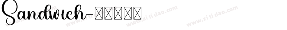 Sandwich字体转换