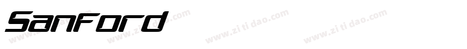 Sanford字体转换