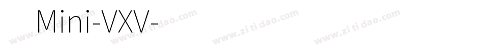4Mini-VXV字体转换
