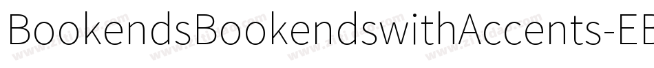 BookendsBookendswithAccents-EBO4字体转换