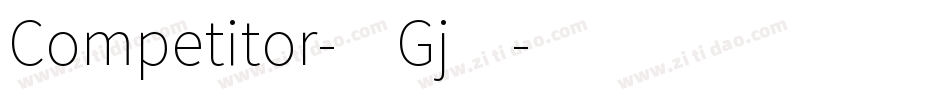 Competitor-1Gj4字体转换