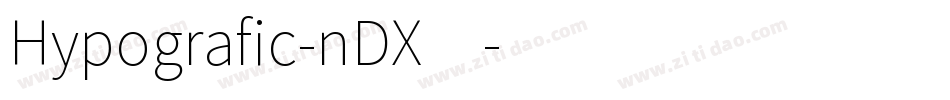 Hypografic-nDX4字体转换