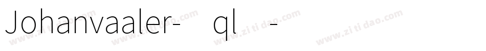 Johanvaaler-7ql4字体转换