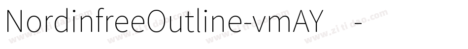 NordinfreeOutline-vmAY4字体转换