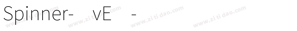 Spinner-0vE4字体转换