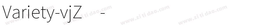 Variety-vjZ4字体转换