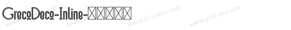 GrecoDeco-Inline字体转换