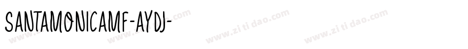 Santamonicamf-ayDJ字体转换