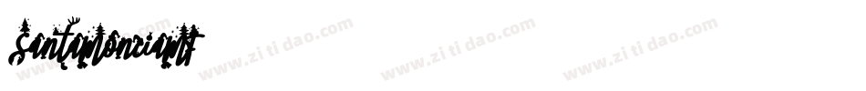 SantaMonciaMF字体转换