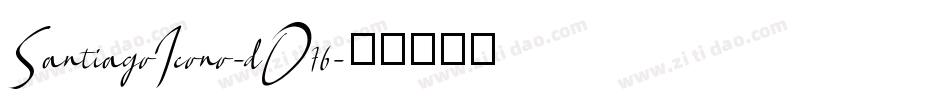 SantiagoIcono-dO76字体转换