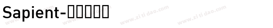 Sapient字体转换