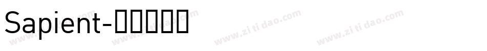 Sapient字体转换