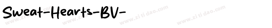 Sweat-Hearts-BV字体转换