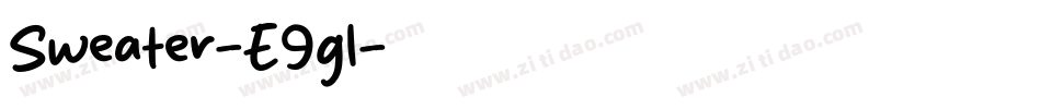 Sweater-E9gl字体转换