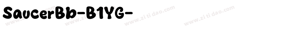 SaucerBb-B1YG字体转换