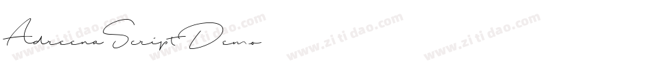 AdreenaScript-Demo字体转换
