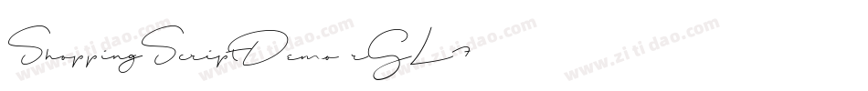 ShoppingScriptDemo-rGL7字体转换