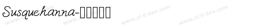 Susquehanna字体转换
