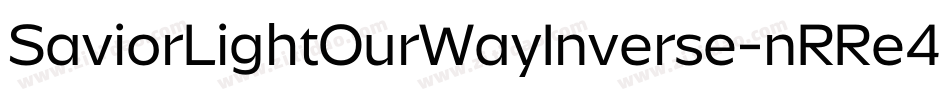 SaviorLightOurWayInverse-nRRe4字体转换