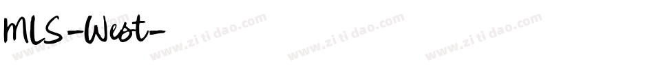 MLS-West字体转换
