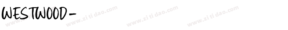 WESTWOOD字体转换