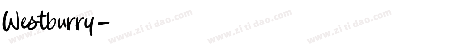 Westburry字体转换
