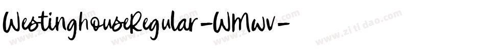 WestinghouseRegular-WMwv字体转换