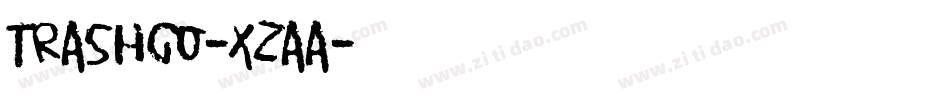 Trashco-Xzaa字体转换
