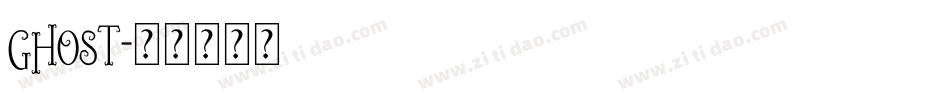 Ghost字体转换