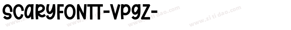 ScaryFontt-VPgZ字体转换