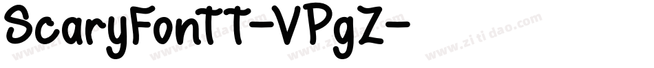ScaryFontt-VPgZ字体转换