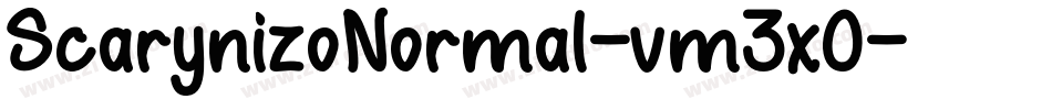 ScarynizoNormal-vm3xO字体转换