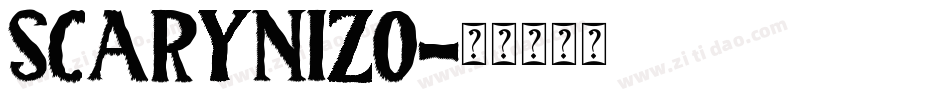SCARYNIZO字体转换