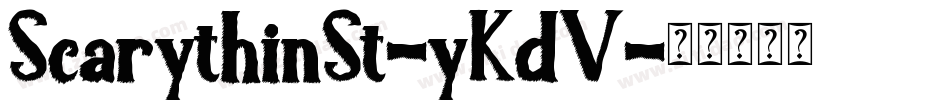 ScarythinSt-yKdV字体转换