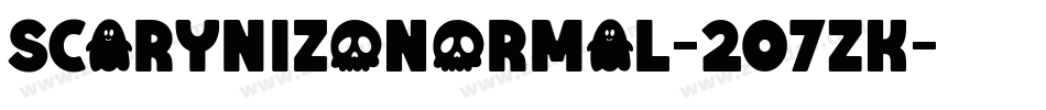 ScarynizoNormal-2O7ZK字体转换