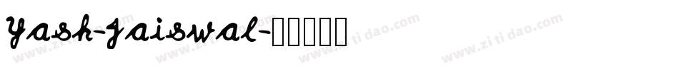 Yash-Jaiswal字体转换