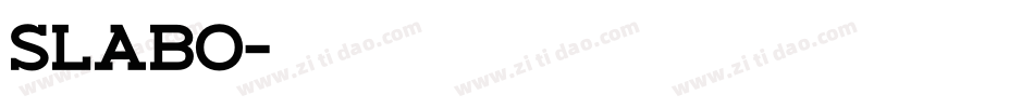 Slabo字体转换