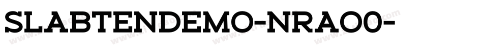 SlabtenDemo-nRAo0字体转换