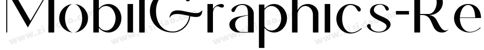 MobilGraphics-Regular字体转换