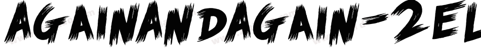 AgainAndAgain-2Ell字体转换