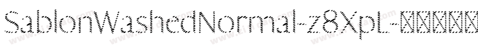 SablonWashedNormal-z8XpL字体转换