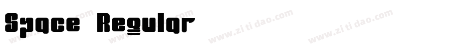 Space-Regular字体转换