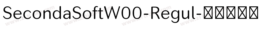 SecondaSoftW00-Regul字体转换