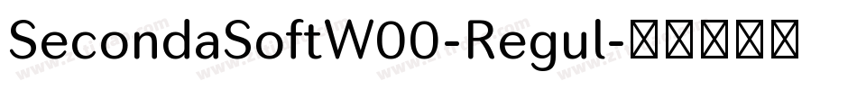 SecondaSoftW00-Regul字体转换