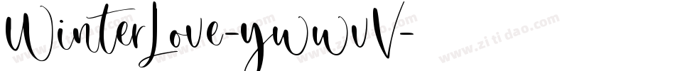 WinterLove-ywwvV字体转换